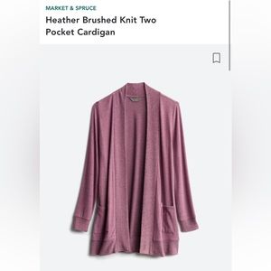Market & Spruce Heather Brushed Knit Two-Pocket Cardigan size medium Stitchfix
